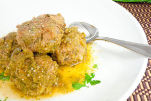 Vegan Meatballs with Salsa Verde Recipe