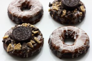 Baked Fudgy Chocolate Donuts