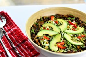 Asian Inspired Veggie Noodle Salad